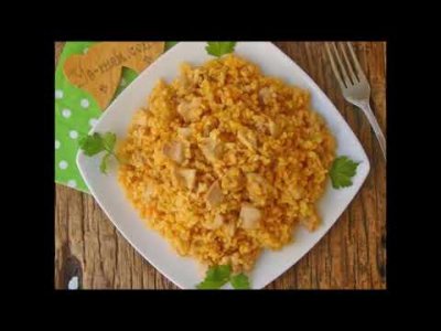 TAVUKLU BULGUR PİLAVI