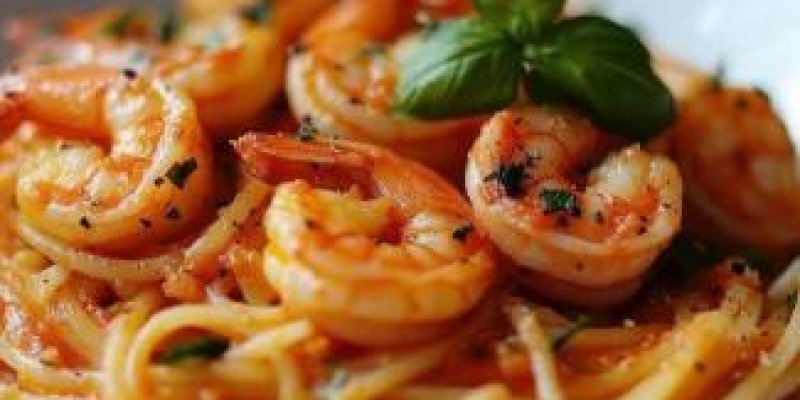 KABUKLU KARİDESLİ MAKARNA