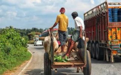 KAĞNI KAMYONU YENDİ
