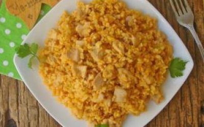 TAVUKLU BULGUR PİLAVI